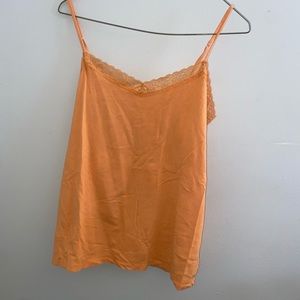 Cute trendy laced orange MERONA tank top/cami